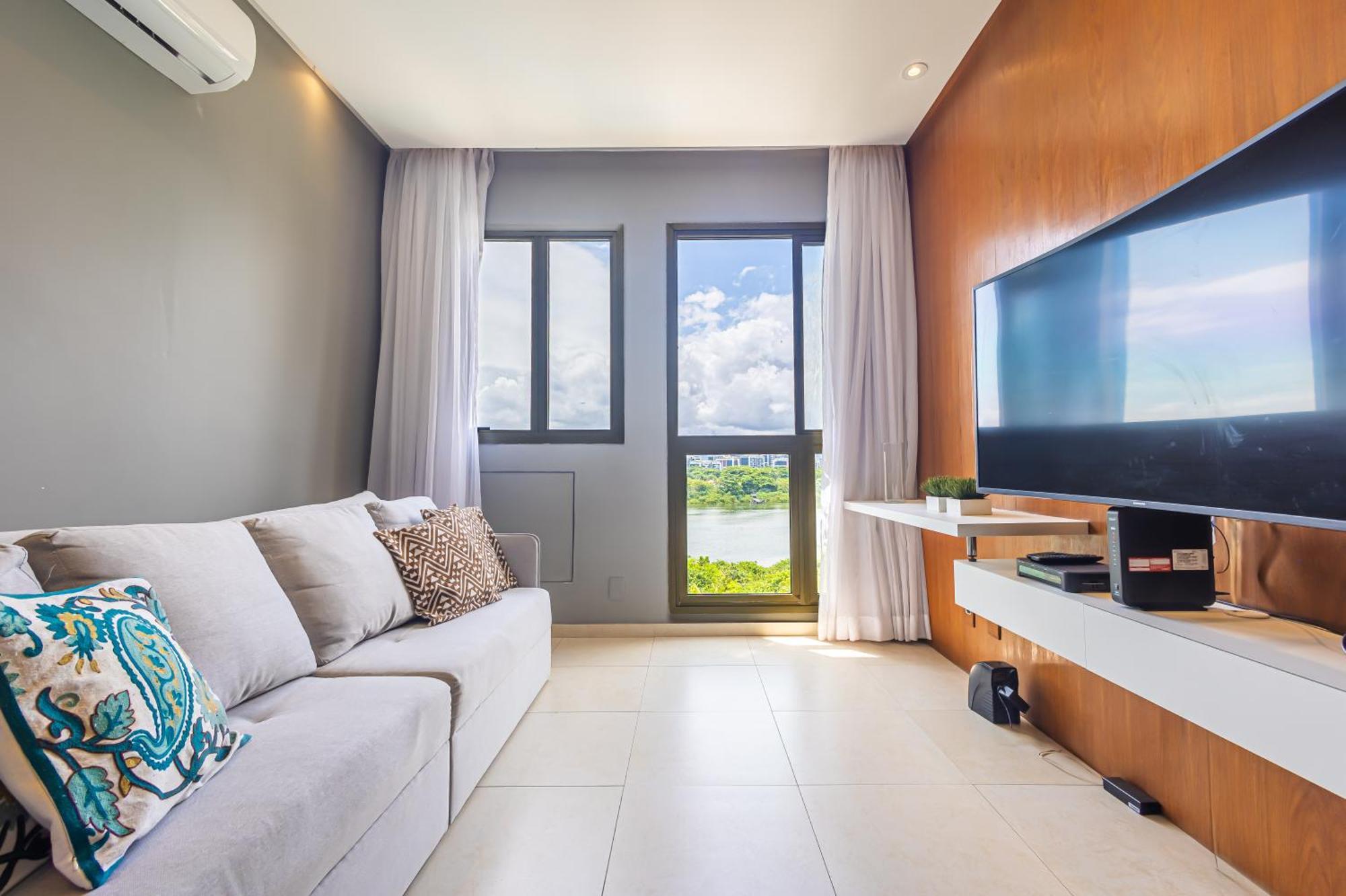 Apartamento Exclusivo Com Piscina, Academia, Estacionamento, E Wi-Fi